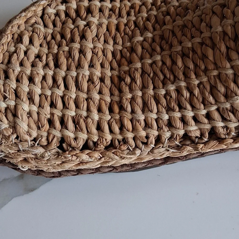 Betula By Birkenstock Straw Sandals Size 8 - Picture 2 of 5